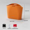 Dustbin Silicone Car Trash Can Vehicle Storage Space Saving Organizers Hanging Waste Bin  Office