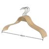 Wood Coat Hangers Non-Slip Design Clothing Hanging Rack Trousers Skirt Drying Hangers Coats Jackets Clothes Display 40cm 10 Pcs