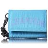 Champion Tri-Fold Brieftasche für Damen und Herren, Leichte Kompakte Nylon-Geldbörse mit Nackenband, Mini-Portemonnaie mit Münzfach, Himmelblau