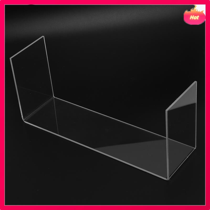 Набор из 10 прозрачных акриловых подставок для демонстрации, 5 размеров, акриловая полка-подставка для демонстрации ювелирных изделий, витринные крепления для торта, демонстрации