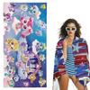 Dreamy Cute Castle Kids Bath Towel Quick Dry Soft Skin Friendly Sports Absorbent Towel Universal Accessories For Swimming Pool