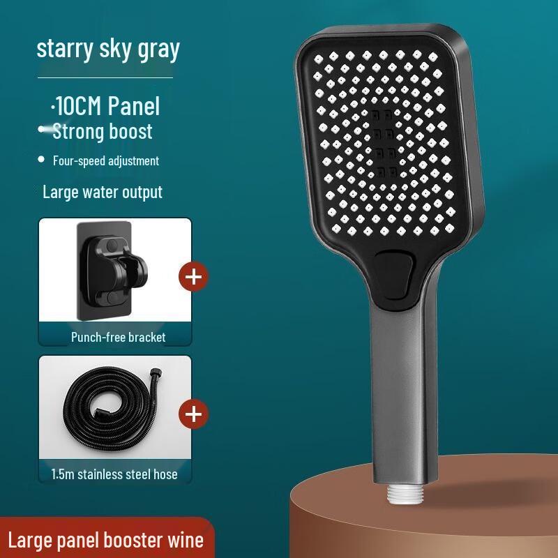 TLXT High-Pressure Shower Head Set