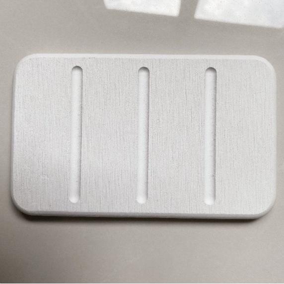

1pc Diatom Mud Soap Pad Super Absorbent Quick Drying Soap Dish Mat Bathroom Countertop Non-slip Soap Storage Rack белый