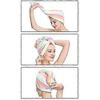 Microfiber Hair Towel 2Pack,Hair Towel Wrap for Women/Kids- Super Absorbent Soft Microfiber Towel for Hair, Hair Drying Towels for Long/Thick/Fine/Cur