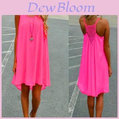 Elegante Sommer-Strandbekleidung für Damen Bikini Cover-up Boho Bademode Schwingendes Sonnenkleid