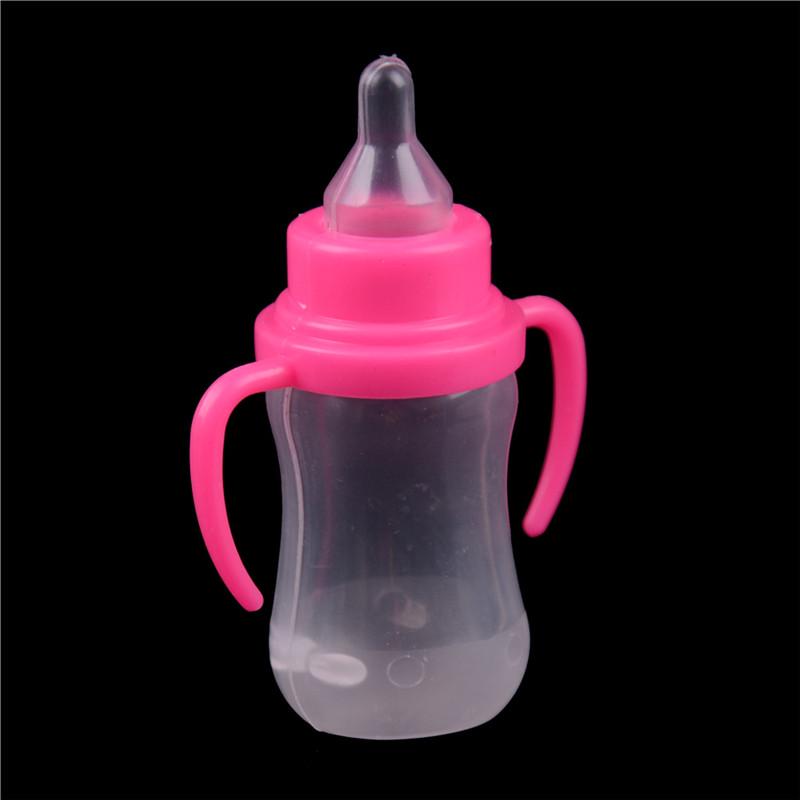 2 Stücke Zufällige Farbe Zubehör Puppe Flasche Fütterung Flasche