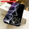 2DFlat Neon Glow Cats Art Phone Case All Inclusive Film Hard Phone Case, Compatible with iPhone 18 Pro Max 17 16 15 14 13 12 11