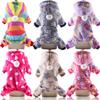 Four-legged Flannel Dog Pet Cat Dog Clothes Cat Supplies Warm Colorful Stripes