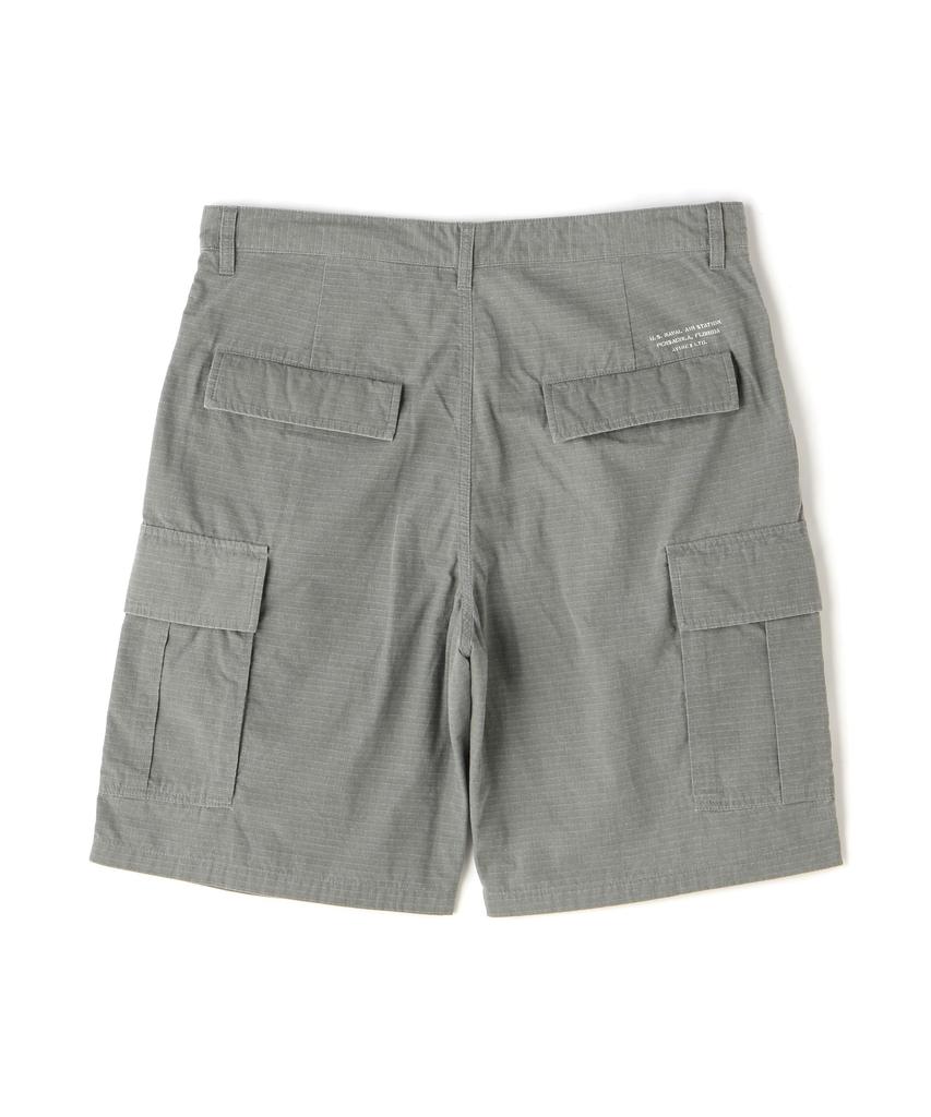 Avirex PIGMENT 2TUCK CARGO SHORT PANTS, Men's, Size M, 310, Olive, 783-4113005