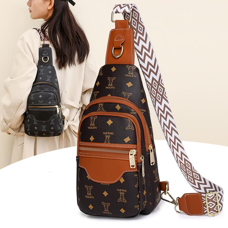 

Модная женская нагрудная сумка через плечо