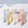 Cartoon Loose-Fit Baby Socks (Spring/Autumn) – Mid-Calf High, Boneless, Unisex for Newborns