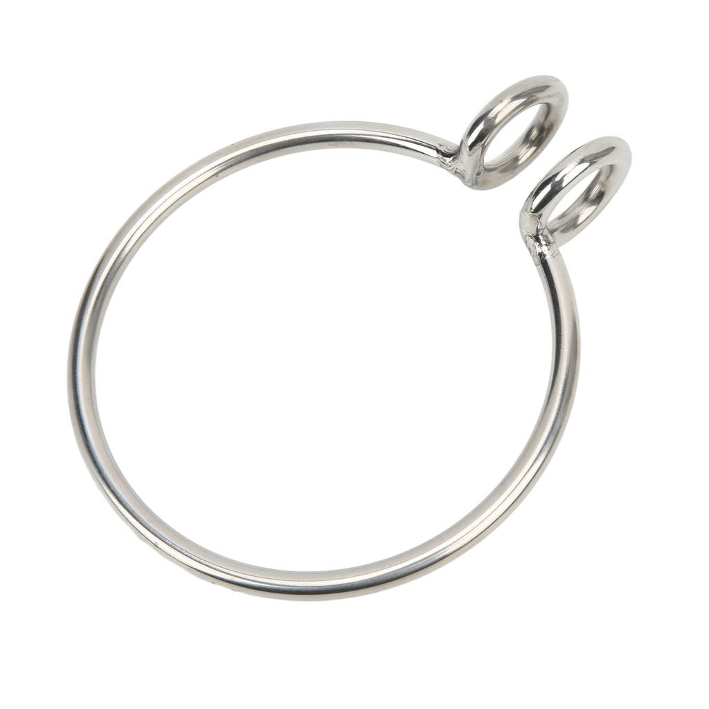 8mm Marine Anchor Retrieval Ring Anchor Retrieving System Stainless Steel Polished for Boat Yacht Fishing