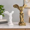 Winged Success Statue Workmanship Figurine with Pedestal