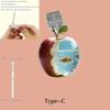Type C USB Port Dust Plug with 2D Acrylic Pendant Charm Mobile Dust Plug Charm Phone Accessories for Phone Decorations