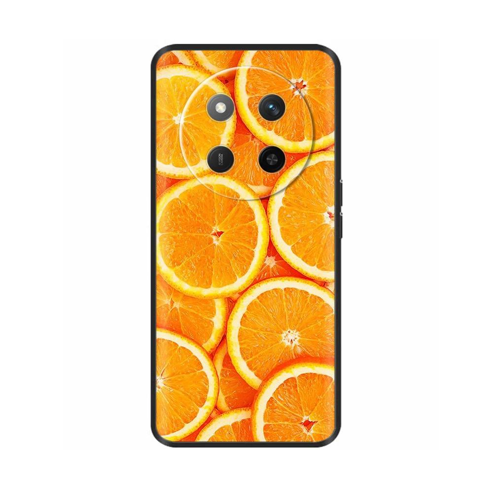 For Honor X60 5G Case Black Silicone Soft Luxury Phone Back Cover for Huawei Honor X60 Pro Painted Shockproof Shell Cases Para