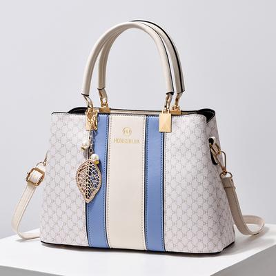 Classic Retro Printed Women'S Handbag Luxury Brand Designer Diagonal Straddle Bag Large Capacity Shoulder Bag Commuter Tote Bag