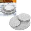 Soft Felt Plate Dividers Pan Separator Pads Cookware Bakeware Dish Pot Stacking ProtectorsGray 48PCS