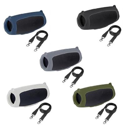 Protective Cover Silicone for Case With Strap for Charge 5 Portable Speaker