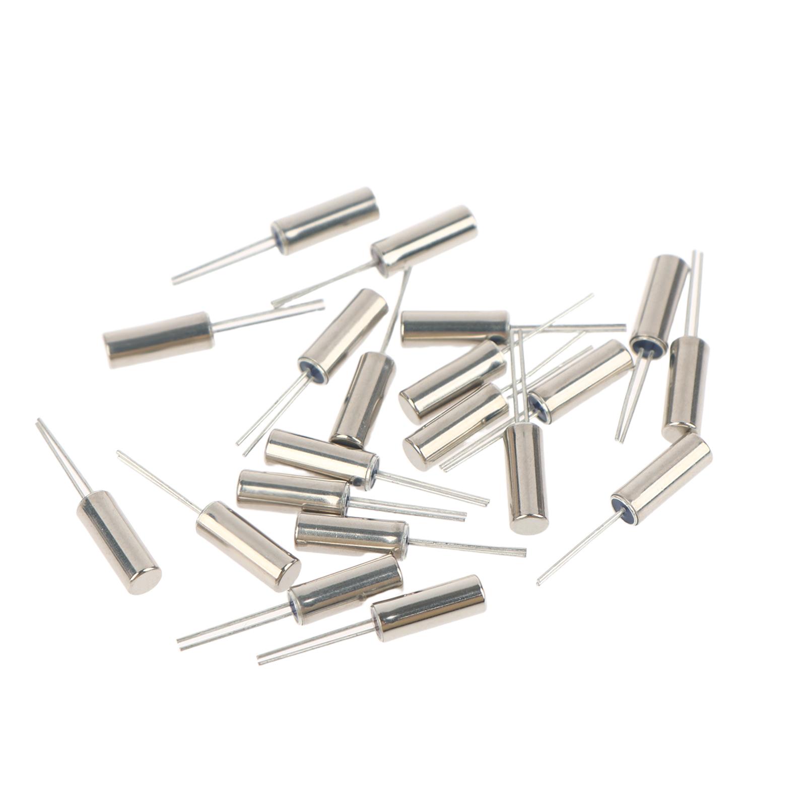 20 шт. Высокоточный 32,768 кГц 32768 Гц камертон для часов 12,5 пФ 3 мм x 8 мм