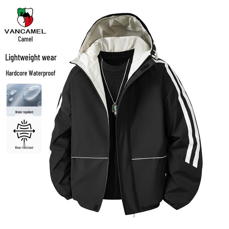 

VANCAMEL Men s Winter Waterproof Hooded Padded Jacket 2XL
