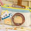 Cartoon Food itabag Pen Bags Large Capacity Zipper Pen Bag New Stationery Storage Pouch