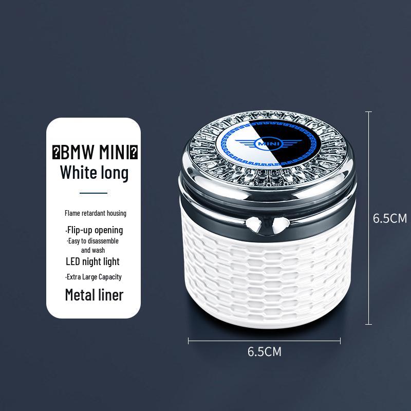 BMW MINI Stylish Covered Metal Ashtray for Interior Decor