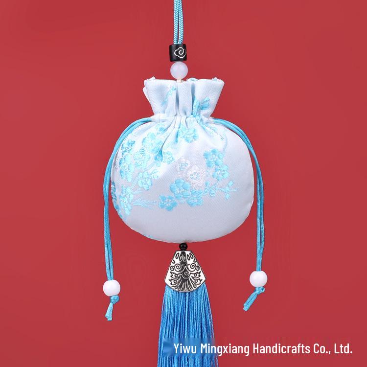 Chinese Mugwort Sachet: Traditional Herbal Mosquito Repellent Car Ornament - Dragon Boat Festival Pendant