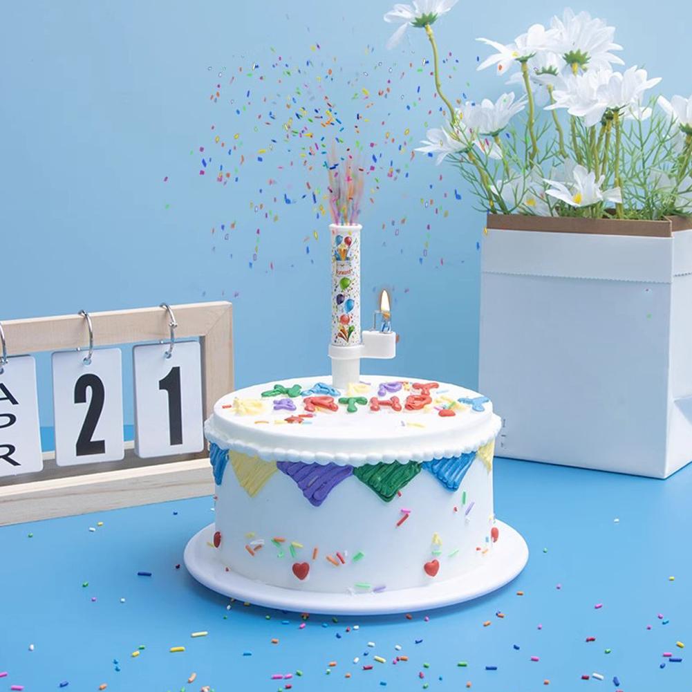 Lumânări Surpriză Tort La Mulți Ani Lumânări Decorative Efecte Creative Catapultă Bomboane Lumânări Decorative