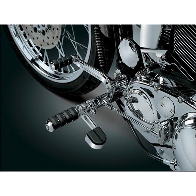 1Pair Universal Aluminum Alloy Motorcycle Foldable Foot Pegs Non-Slip Rear Passenger Footrest Pedals Extension for Harley Davidson