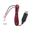 Magnetic Clip USB 5V To 4.2V Converter Voltage Converter Power Cable 3.7V 18650 26650 Battery Eliminator Cable