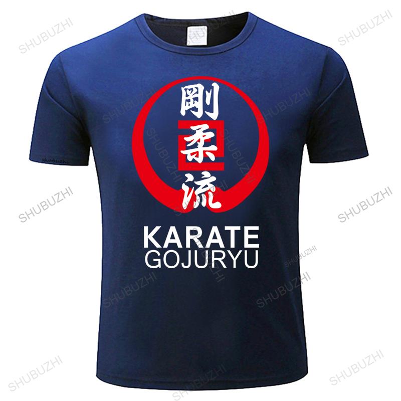 Каратэ Годзю-рю крутая футболка Каратэ Годзю-рю Боевой спорт Скидка Мода Летнее Новое поступление Мужские Футболки с коротким рукавом европейский размер S