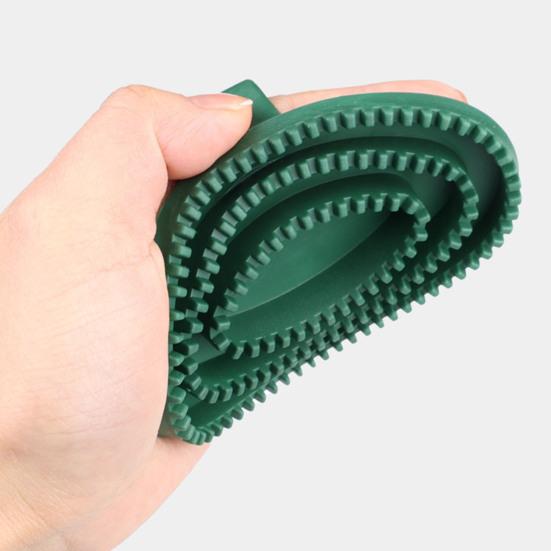Pet Wash Brush Ergonomic Design Long-term Use Hair Removal Gentle Silicone Bristles Cat Massage Comb for Pet