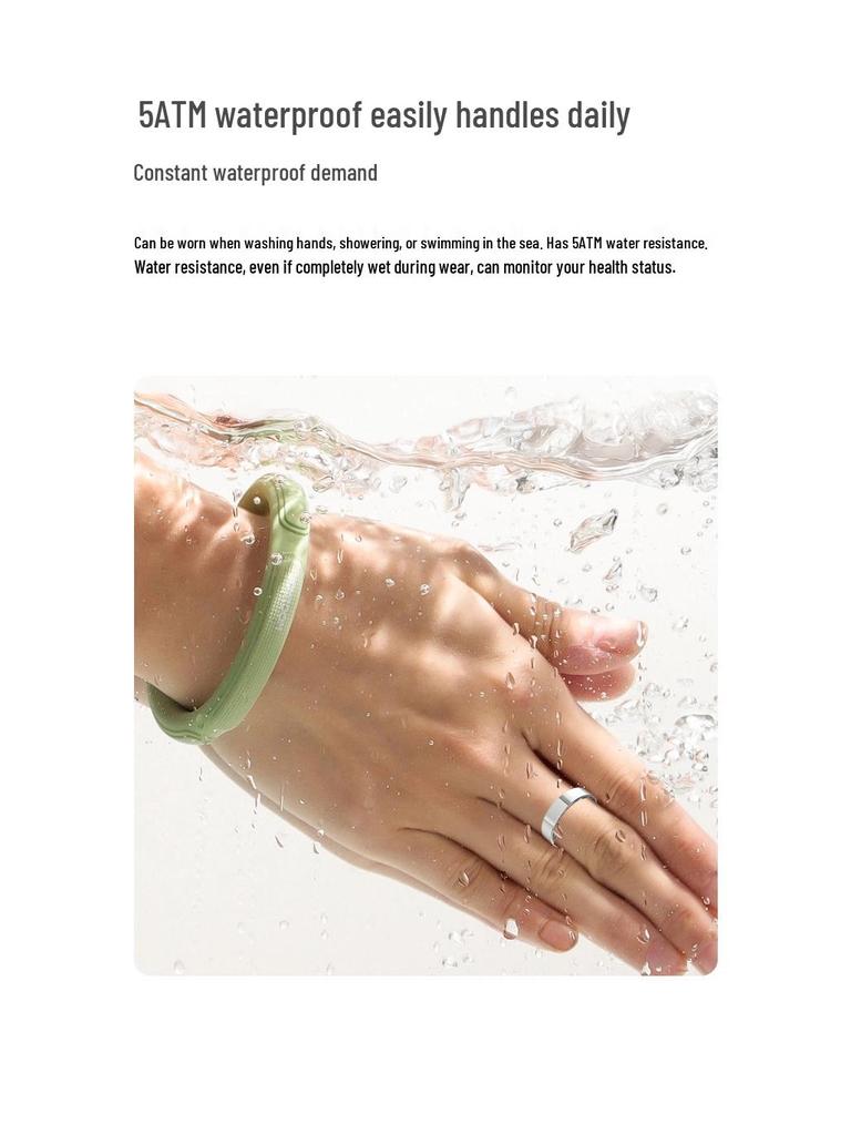 Cross-Border Bestseller Smart Ring: Heart Rate, Blood Oxygen, Sleep Monitoring, Waterproof, Remote Photo & Video Control.