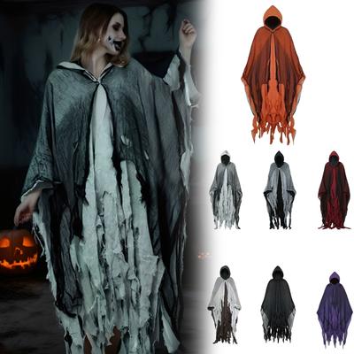 Halloween Cosplay Adult Costume, Horror Cloak Robe For Adult