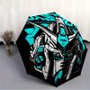 Gundam Mecha Automatic Open/close Umbrella, Heavy-Duty Iron Frame, Folding Portable Design, Travel, Everyday Use 202