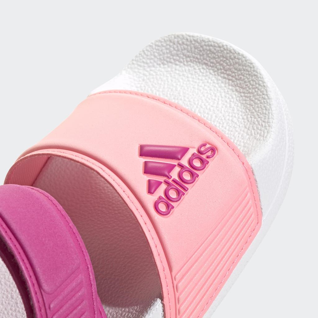 Junior Adilette Sports Sandals for Boys and Lucid Mint cm [Adidas] Girls, 17-22cm, LWS09, Fuchsia/Beam Pink/Pulse (H06445), 18.0
