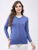 Womens Regular Fit Solid Cardigan