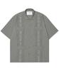 Nomaenyueol Nm Guayabera Half Sleeve Shirt - Khaki Gray