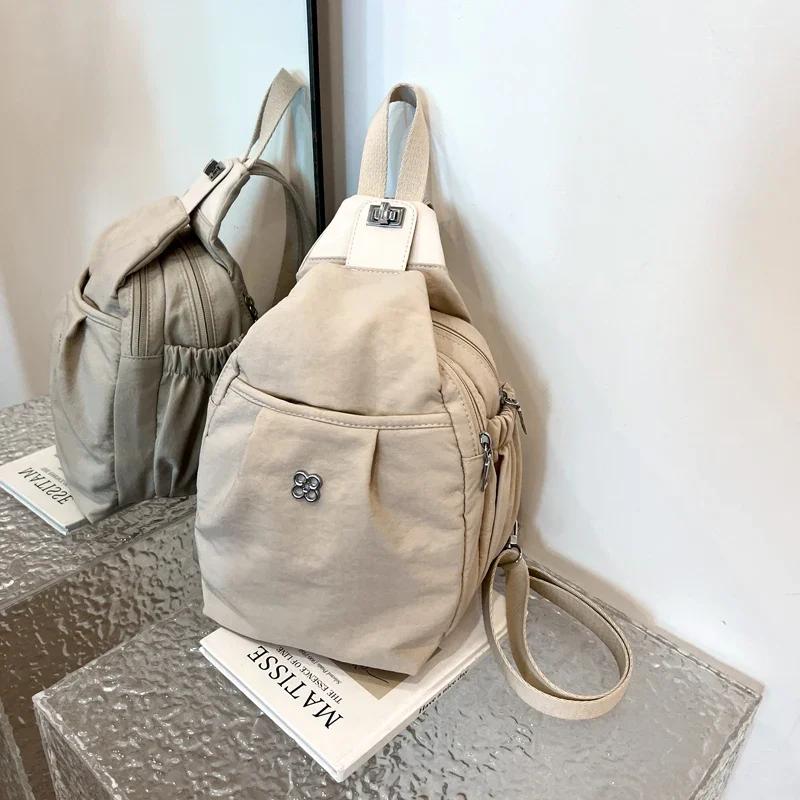 Leichte Umhängetasche mit einem Schultergurt, kleine Brusttasche, Pendel- und Freizeitrucksack, Fahrradtasche, neu