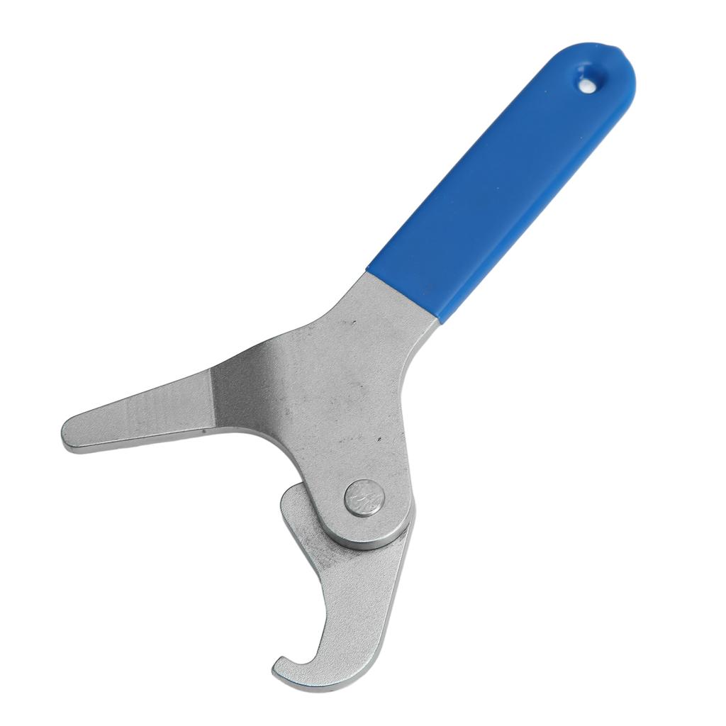 Motorcycle Shock Spanner Wrench Adjustable Hooked Jaw Anti Slip for 35mm‑75mm Spring Collars