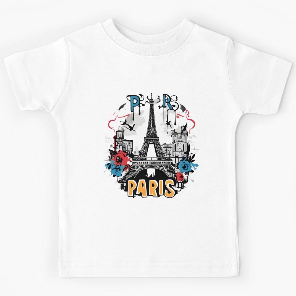 Paris Eiffel tower grafitti Kids T-Shirt 160