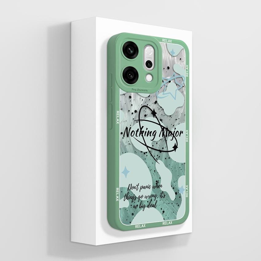 Case For Oppo Reno14 13 12 11 10 2 Pro 2Z 13F Phone Cover Cute Astronaut Pattern Soft Slim Liquid Silicone Dustproof Protective Shell For Oppo Housing