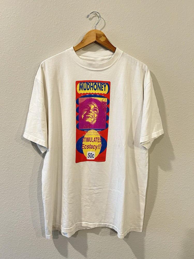 Mudhoney Band Stimulates Ecstasy Short Sleeve Adult T-Shirt SB189 Unisex T-Shirt S