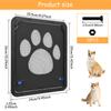 Pet Door Lockable Sliding Magnetic Closure Door Window Self Closing Cat Dog Screen Door Kit Gate House Enter for Puppy Bedroom
