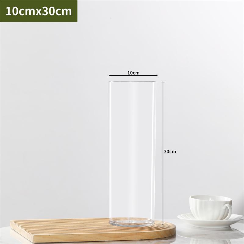 Transparent PET Vase for Water-cultured Flower Arrangements,Living Room Decorations,Hydroponic Containers,Large Flower Bucket