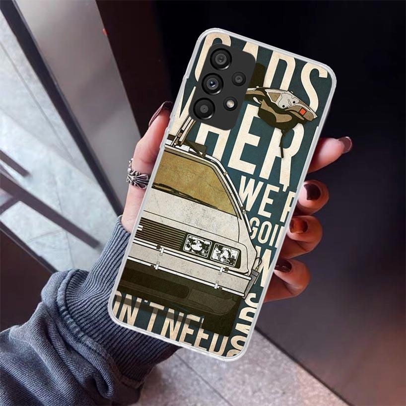 Back To The Future TV Phone Case For Samsung Galaxy A12 A52S A42 A32 A22 A51 A50 Note 20 Ultra 10 S10 Plus A71 A70 A31 A30 A10S