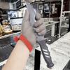 316L Stainless Steel Mesh Chain Mail Gloves with Textile Strap for Anti-Cut Hand Safety