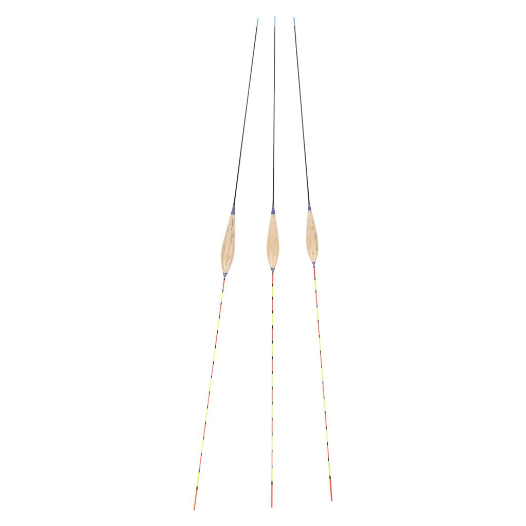 3pcs Fishing Floats Bobbers Fresh Water High Sensitivity Balsa Wood Bobbers Fishing Accessories