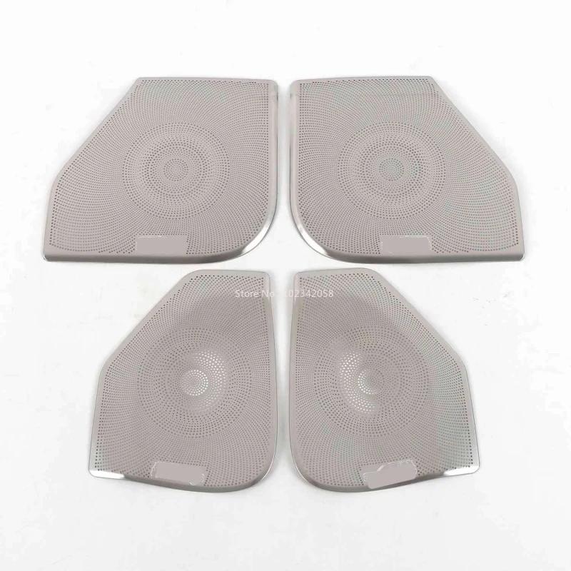 For Toyota Land Cruiser 300 LC300   2024 Car Speaker Cover Stainless Steel 4 Door Loudspeaker Sound Pad Trim Accessories