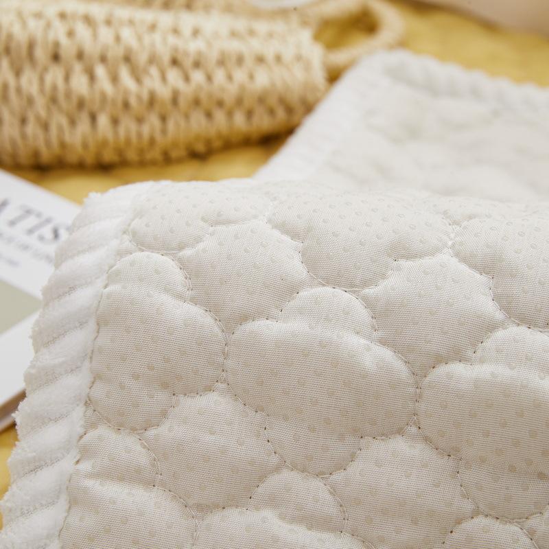 Universelles Sofakissen aus Stoff, rutschfest, verdicktes Scrub-Sofa-Handtuchkissen, modernes, schlichtes gestepptes Kissen, Rückenlehnenbezug